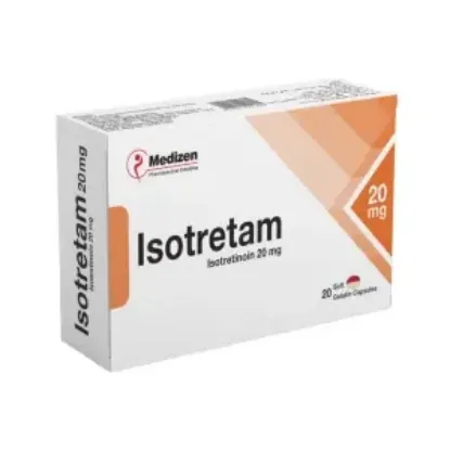 Picture of ISOTRETAM 20 MG 20 CAPS.