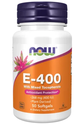 Picture of NOW E-400 MIXED TOCOPHEROLS 50 SOFTGELS
