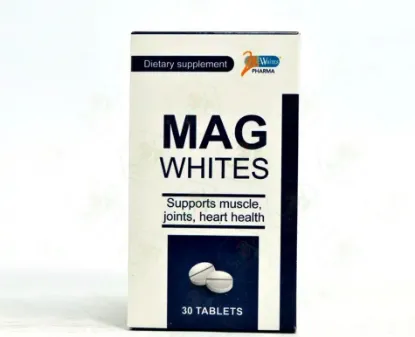 Picture of MAG WHITES MAGNESIUM GLYCINATE 500 MG 30 TAB.